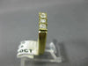 ESTATE .60CT DIAMOND 14K YELLOW GOLD 7 STONE PRINCESS CUT ANNIVERSARY RING 14631