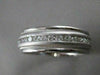 ESTATE WIDE 1.11CTW DIAMOND 14K WHITE GOLD MENS WEDDING RING 7MM SIZE 10.0 16847