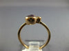 ESTATE .93CT DIAMOND & AAA AMETHYST 14KT ROSE GOLD 3D BEZEL 3 STONE FUN RING