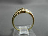ANTIQUE .35CT BAGUETTE & ROUND DIAMOND 14K YELLOW GOLD ABSTRACT PINKY RING 22473