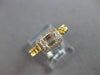 .22CT DIAMOND 14KT YELLOW GOLD ROUND & BAGUETTE SQUARE HALO LOVE KNOT FUN RING