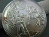 LANDING ON THE MOON E.ALDRIN N.ARMSTRONG M.COLLINS SILVER COIN 925 #22195