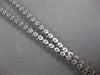 4.32CT DIAMOND 14KT WHITE GOLD BY THE YARD SEMI ETERNITY 2 ROW LARIAT NECKLACE