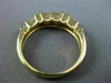 0.90CT ROUND BAGUETTE & PRINCESS DIAMOND 14K YELLOW GOLD ANNIVERSARY RING #1586
