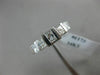 ESTATE 1.30CT PRINCESS DIAMOND 14KT WHITE GOLD 3D 5 STONE ANNIVERSARY RING #1173