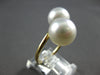 ESTATE LARGE AAA SOUTH SEA PEARL 14KT YELLOW GOLD CLASSIC CRISS CROSS LOVE RING