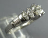 .80CT DIAMOND 14KT WHITE GOLD 3D MARQUISE & BAGUETTE GRADUATING ANNIVERSARY RING