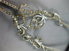LARGE 24.20CT WHITE & MOCHA DIAMOND & SMOKY TOPAZ 14K WHITE GOLD LARIAT NECKLACE