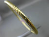 ESTATE .82CT DIAMOND 14K WHITE & YELLOW GOLD 3D PAVE ROPE DESIGN BANGLE BRACELET
