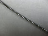 8.04CT BLACK DIAMOND 14KT WHITE GOLD 3D CLASSIC ETERNITY L.OVE TENNIS BRACELET