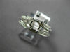 ESTATE 1.20CT DIAMOND 14K WHITE GOLD ROUND SEMI MOUNT ENGAGEMENT RING #11734
