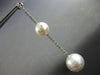 EXTRA LARGE 2.3CT DIAMOND & AAA SOUTH SEA PEARL 14KT WHITE GOLD ETOILE EARRINGS
