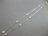 ESTATE LONG 1.0CT DIAMOND 14K WHITE GOLD CLASSIC BY THE YARD LOVE NECKLACE 27880