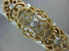 ESTATE EXTRA LARGE 1.85CT DIAMOND 14KT ROSE GOLD HEART FLEXIBLE FULL FINGER RING