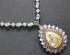 EXTRA LARGE 17.07CT MULTI COLOR DIAMOND 18KT WHITE & ROSE GOLD PRINCESS NECKLACE