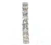 3.04CT DIAMOND 18KT WHITE GOLD 3D CLASSIC ROUND ETERNITY LOVE ANNIVERSARY RING
