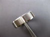 WIDE 14KT WHITE GOLD 3D SOLID SQUARE ETERNITY COMFORT FIT MENS ANNIVERSARY RING