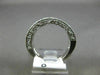 ESTATE .99CT ROUND CUT DIAMOND 14KT WHITE GOLD FILIGREE WEDDING ANNIVERSARY RING