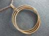 LARGE 1.95CT DIAMOND & AAA PINK SAPPHIRE 18KT ROSE GOLD CIRCLE OF LIFE PENDANT