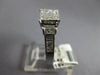.93CT DIAMOND 18KT WHITE GOLD 3D PRINCESS & BAGUETTE INVISIBLE ENGAGEMENT RING