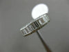 ESTATE .50CT BAGUETTE DIAMOND 14KT WHITE GOLD 3D 5mm WEDDING ANNIVERSARY RING