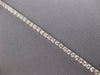 ESTATE 3.33CT DIAMOND 14KT WHITE GOLD 3D CLASSIC ROUND 4 PRONG TENNIS BRACELET