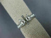 ESTATE .25CT DIAMOND 18K WHITE GOLD 3D CHANNEL SEMI MOUNT ENGAGEMENT RING #11827