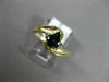 .52CT DIAMOND & AAA SAPPHIRE 14K YELLOW GOLD PEAR SHAPE INFINITY PROMISE RING