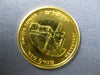 ESTATE 18KT YELLOW GOLD 3D ISRAELI JERUSALEM MENORAH COIN PERFECT GIFT!!! #27054