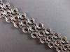 EXTRA LARGE 44.60CT DIAMOND & AAA RUBY 18KT 2 TONE GOLD COCKTAIL TENNIS BRACELET