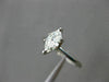 ESTATE .55CT DIAMOND MARQUISE 14KT WHITE GOLD SOLITAIRE ENGAGEMENT RING #17260