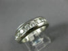 ESTATE WIDE 1CT DIAMOND PLATINUM CLASSIC SEMI ETERNITY CHANNEL ANNIVERSARY RING