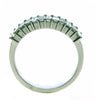 .84CT DIAMOND 18KT WHITE GOLD 3D BAGUETTE CLASSIC SHARED PRONG ANNIVERSARY RING