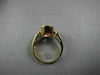 ANTIQUE WIDE 3.34CT DIAMOND & AAA PINK TOURMALINE 14KT YELLOW GOLD COCKTAIL RING