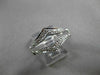 ANTIQUE WIDE .18CT OLD MINE DIAMOND 14KT WHITE GOLD PAVE INSERT RING #22030