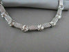 ANTIQUE WIDE 2.0CTW 14KT WHITE FLAT DIAMOND NECKLACE