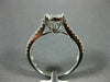 ESTATE .75CT ROUND DIAMOND 14K WHITE GOLD CLASSIC SOLITAIRE HALO ENGAGEMENT RING