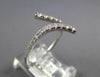 ESTATE .45CT DIAMOND 18KT WHITE GOLD CLASSIC CLASSIC CRISS CROSS SNAKE FUN RING