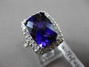 ESTATE 6.22CTW DIAMOND & AAA AMETHYST 14KT WHITE GOLD FILIGREE ENGAGEMENT RING