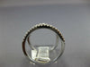 ESTATE LARGE .84CT DIAMOND 18KT WHITE GOLD CIRCLE OF LIFE INTERTWINING FUN RING