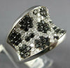 ESTATE 2.86CT DIAMOND & AAA PINK SAPPHIRE 14KT WHITE GOLD FLOWER STUD EARRINGS