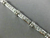 ESTATE 3.0CT DIAMOND 14KT WHITE GOLD CLASSIC CHANNEL LINK TENNIS BRACELET #11117