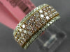 ESTATE WIDE 1.37CT WHITE & PINK DIAMOND 18KT WHITE & ROSE GOLD ANNIVERSARY RING