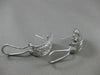 ESTATE LARGE .40CT DIAMOND 18KT WHITE GOLD FILIGREE CLIP ON EARRINGS  #20318
