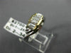 ESTATE .84CT EMERALD CUT DIAMOND 14KT WHITE & YELLOW GOLD ENGAGEMENT RING #3756