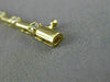 ESTATE LONG .80CT DIAMOND 14K YELLOW GOLD CLASSIC BOX LINK LINE BRACELET #18379