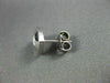 ESTATE .50CT DIAMOND SOLITAIRE SQUARE ETOILE 14KT W GOLD STUD EARRINGS 7mm #2664