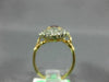 ANTIQUE EXTRA LARGE 4.25CT OLD MINE DIAMOND & AAA RUBY 18KT 2 TONE GOLD FUN RING