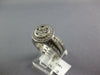 LARGE 1.53CT DIAMOND 14KT 2 TONE GOLD 3D HALO BEZEL ENGAGEMENT WEDDING RING SET