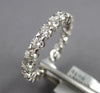 ESTATE 2.20CT DIAMOND 18KT WHITE GOLD CLASSIC ROUND ETERNITY ANNIVERSARY RING